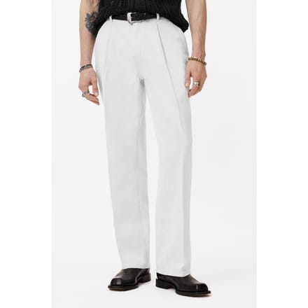 John Varvatos Ely Jean - Relax Jean With Motor City De White Taglia: W32 | Pantaloni Outlet | Uomo | Bianco