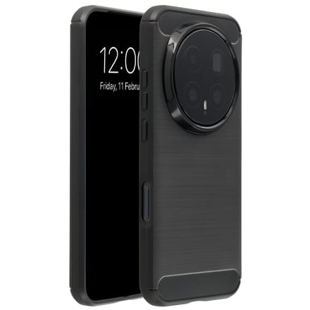 imoshion Hoesje - Geschikt voor Honor Magic8 Pro - Brushed Backcover - Zwart