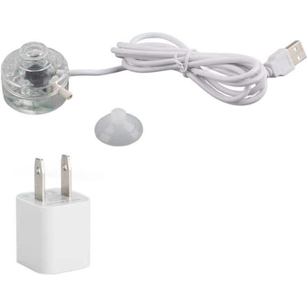 Aquarel LED Bubbellamp Kleurrijke Waterdichte Lamp Aquarium Accessoires gray