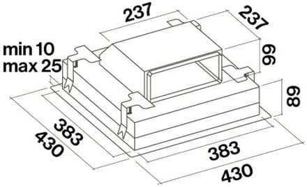 Falmec KACL.951 afzuigkapaccessoire Afzuigkap filter