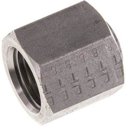 JIC Eindkap UNF 9/16''-18 RVS 275 bar (3863.75psi)
