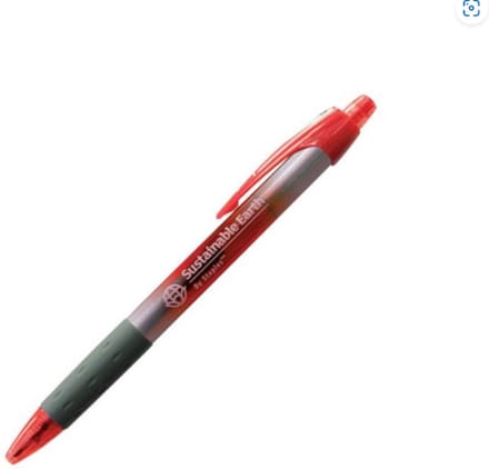 STAPLES - Gelpennen Sustainable Earth - 0,7 mm- Rood- doos 12 stuks