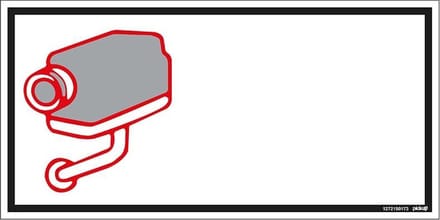 Pickup bord panneau 30x15 cm - Camerabewaking Belgie