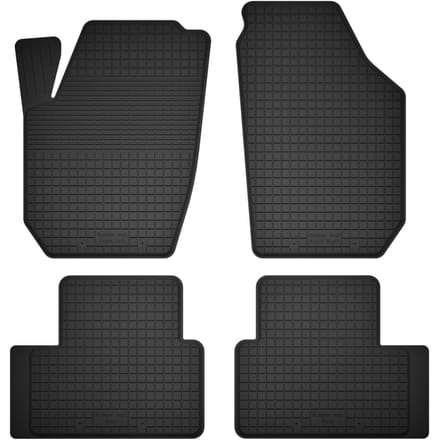 Wielganizator BasicProtect - Rubberen Automatten - 1,5 cm Rand - 4 Stuks - Geschikt voor Volvo S60 I Liftback (2000-2009)