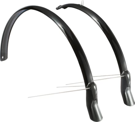 Eurofender Scatto spatbordset 28" x 51 mm - Zwart