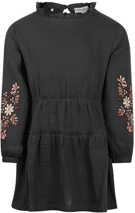 Koko Noko Meisjes Jurk - Faded black