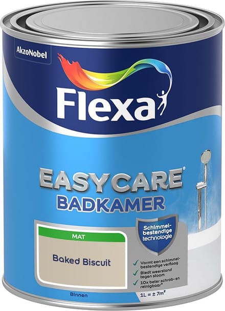 Flexa - Easycare Badkamer - Baked Biscuit - Mengverf - 1 L