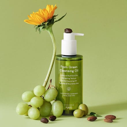Purito SEOUL From Green Cleansing Oil + Deep Foaming Cleanser 200 ml + 150 ml