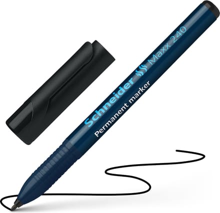 Schneider permanent marker - Maxx 240 - ronde punt - zwart - S-124001