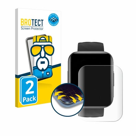 BROTECT - Screenprotector voor Dakofied D1 - Folie Beschermfolie transparant volledig dekking - 2 Stuks