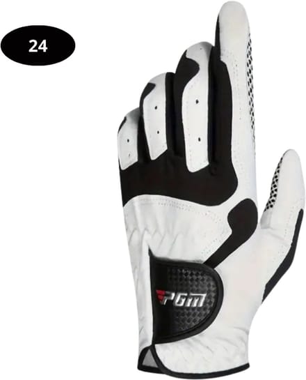 Nivard Golfhandschoenen - Golf Accessoires - Handschoen AntiSlip - Heren - Links - Wit - Maat M/L