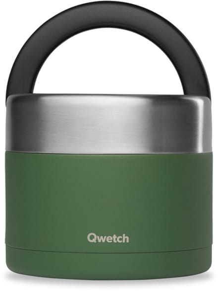 Qwetch Lunchbox handvat Geïsoleerd - Granite Kaki
