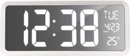 Wandklok / Tafelklok grote duidelijke cijfers - Datum & Dag aanduiding - Temperatuur - Technoline WS 8130