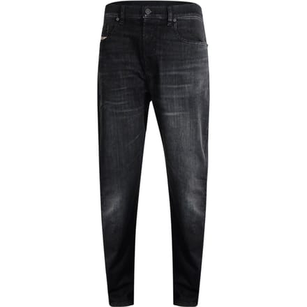 Diesel 1979 Sleeker Zwarte Vervaagde Denim Broek