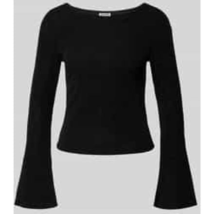 Shirt met lange mouwen en ronde hals, model 'GILLY'