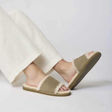 Sheepskin House - Klassieke Slipper - Schapenvacht - EVA buitenzool