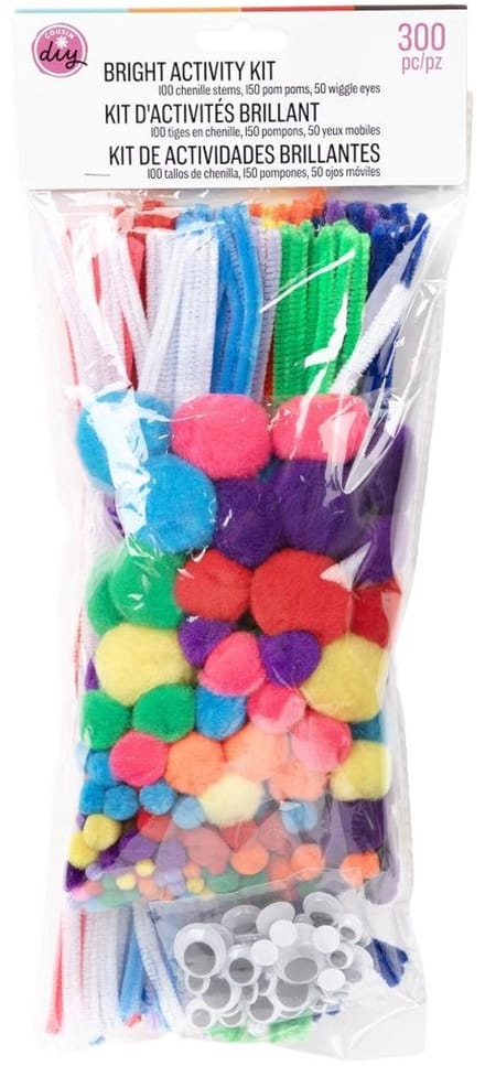 Cousin - DIY Jumbo Chenille Pijpenragertjes Knutsel Pakket - 300 st. - 40004455