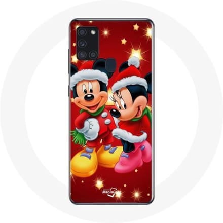 Coque - Maniacase - Samsung Galaxy A21s - Mickey Mouse - Souple - Protection et décoration noir