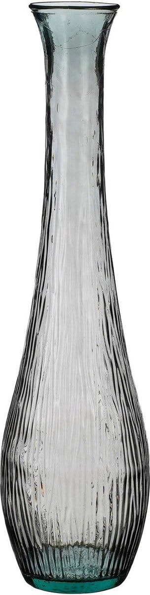 Mica Decorations Vaas Dix - 25x25x99 cm - Gerecycled Glas - Anthracite