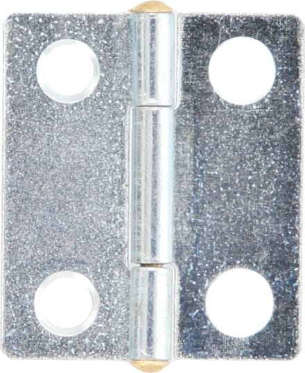 Deurscharnier Met Vaste Pen - Verzinkt Staal - 30x30 Mm - 4 Stuks