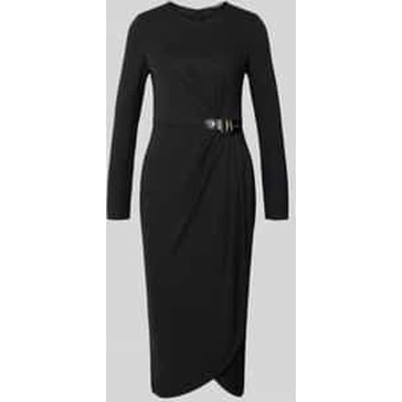 Midi-jurk met ronde hals, model 'SABLISE'