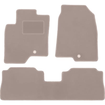 Beige veloursmatten voor: Chevrolet Captiva SUV (2006-2017)