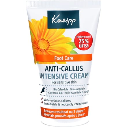Kneipp Eeltcrème Calendula - Zachte en soepele voeten - 25% ureum - 50 ml