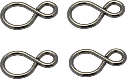 Gesloten S-haak - 22 x 1.8mm - Gegalvaniseerd - 4 stuks