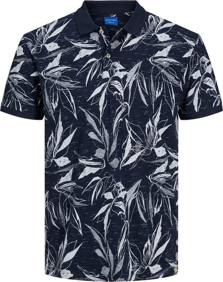 JACK&JONES JORCRAYON AOP POLO SS Heren Poloshirt - Maat S