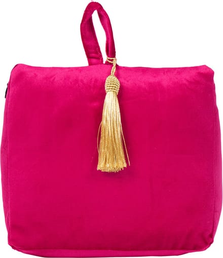 deurstopper fluweel fuchsia 18cm