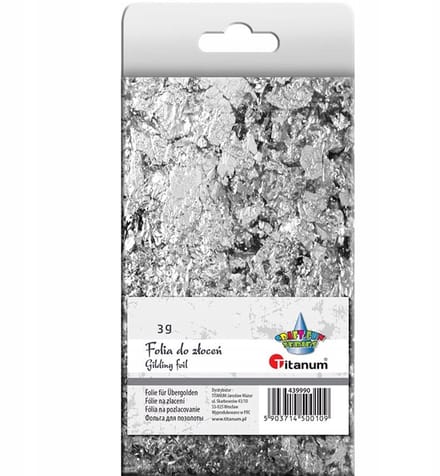 Titanum Zilverfolie 3g voor decoratie