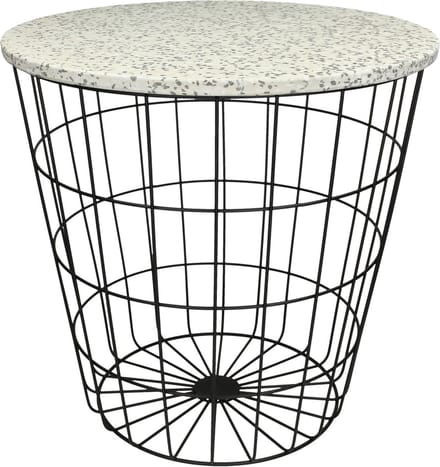 Table Terrazzo Metal Black