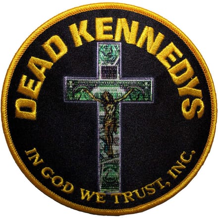 Dead Kennedys - In God We Trust Inc Patch - Zwart