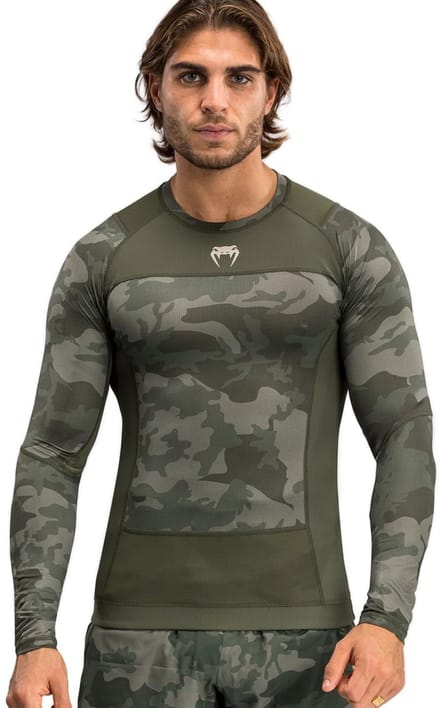 Venum G-Fit Air Rash Guard L/S Army Camo - XXL