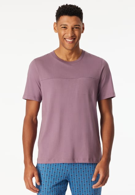 Shirt korte mouw kwaliteit lila - Mix+ Relax 48