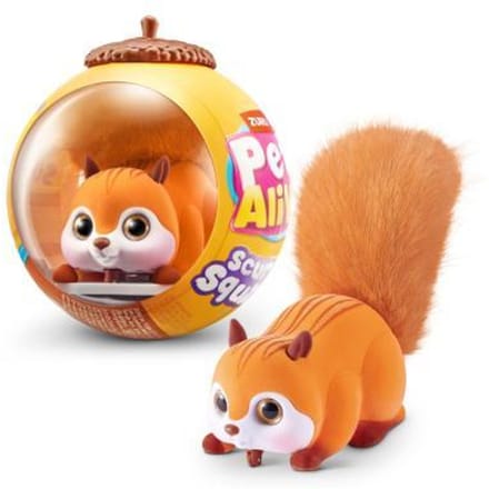 ZURU – Scurry'n Run – Pluche Eekhoorn – Interactief – Mysterie Capsule