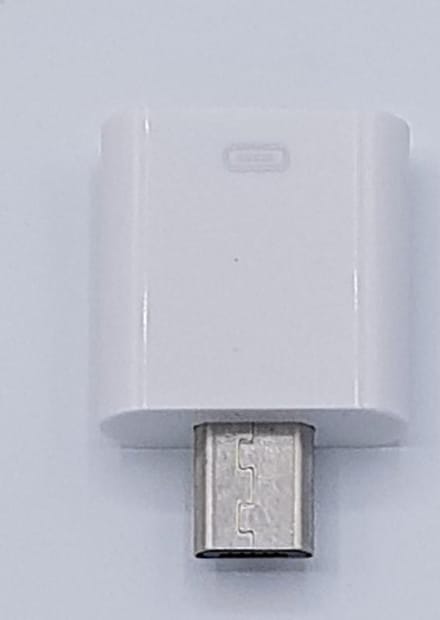 8 pin lightning naar micro usb adapter