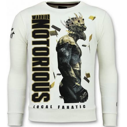 Notorious Trui - King Conor Sweater Heren - Wit