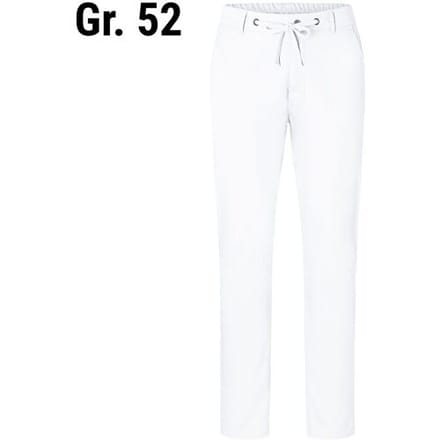 (6 stuks) KARLOWSKY Heren Modern Stretch Chino Broek - Wit - maat: 52