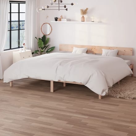 vidaXL - Bedframe - massief - grenenhout - 180x200 - cm