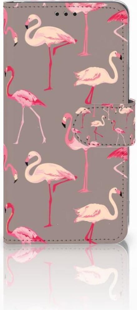 Samsung Galaxy S10 Telefoonhoesje met Pasjes Flamingo