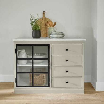 LOBERON Kast Orlévine grijs