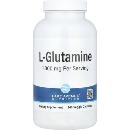 L-Glutamine, 1 000 mg, 240 gélules végétales