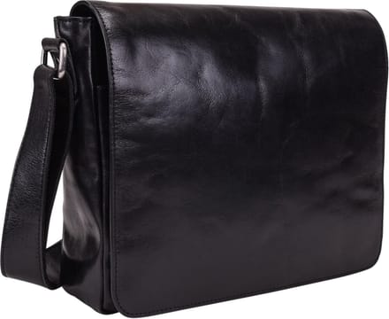 Leonhard Heyden Cambridge messenger M 13 inch - Zwart