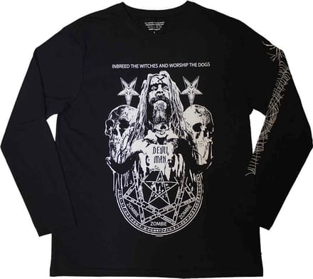 Rob Zombie - Devil Man Longsleeve shirt - XL - Zwart