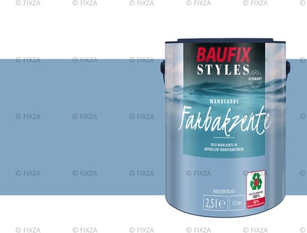 BAUFIX Styles Colour Accents horizon blauw 2,5 Liter