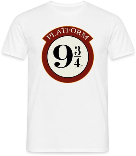 Harry Potter Platform 9 3/4 T-Shirt Heren
