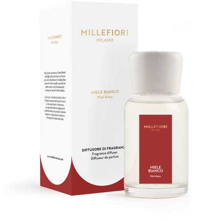 Millefiori Milano - Geurstokjes 250 ml - Miele Bianco - Limited Edition