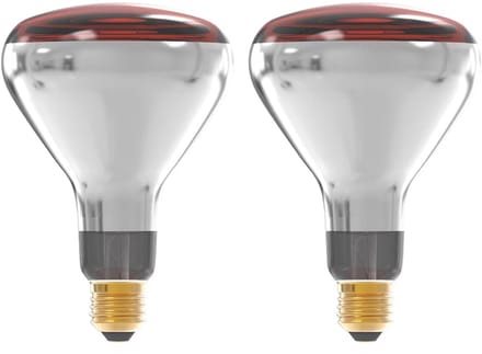 Technik Infrarood Warmtelamp R125 E27 - 250W - Half Rood - Dimbaar - 2 stuks