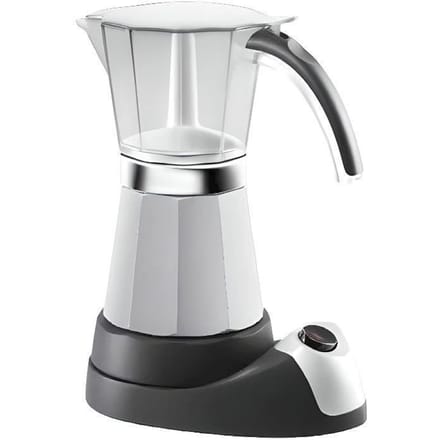 Cafetiere électrique DELONGHI EMKM6B Alicia Plus - Blanc - 6 tasses - 450W